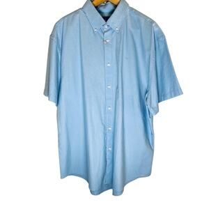 Men’s Quince 100% Organic Cotton Blue Casual Oxford Button Down Shirt Sz XXL
